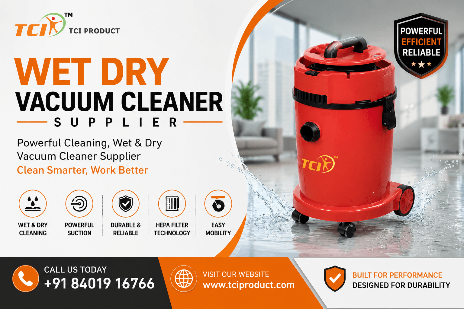 Wet Dry Vacuum Cleaner Supplier